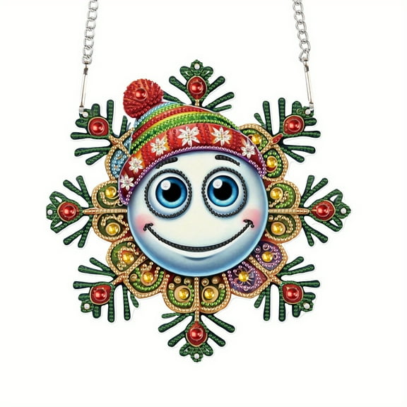 Hat Snow Globe Diamond Art Painting Kit Hanging