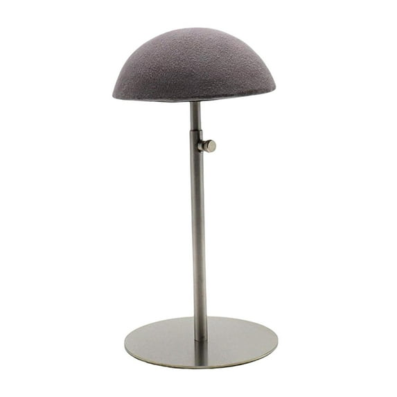 Hat Stand Baseball Hat Rack Durable Dome Shape Design Portable Stainless Steel Lightweight Rack Holder Gray