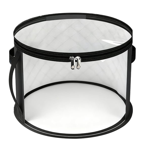 Hat Storage Bag, Dustproof PVC Organizer for Caps, Hanging Closet Saver