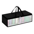 thumbnail image 1 of Hat Storage Bag For Baseball Caps Hat Organizer Case Hat Holder Rack With 2 Carry Handles For Closet & Holds Up To 20 Hats,Bedding Storage, 1 of 8