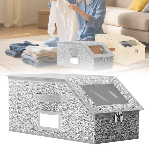 Hat Storage Box Cozival Stackable Baseball Cap Storage Box - Front Display Organizer Holds 24 Hats, Sturdy & Space-Saving for Closet, Garage & Men's Fashion, Baseball Cap Organizer