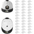 thumbnail image 1 of Hat Storage Revolution! 22 - Pack USA - Patented Black Adhesive Hat Hooks - Super Strong Hold for Baseball Caps, No - Drill Wall/Door/Closet Organizer, 1 of 6