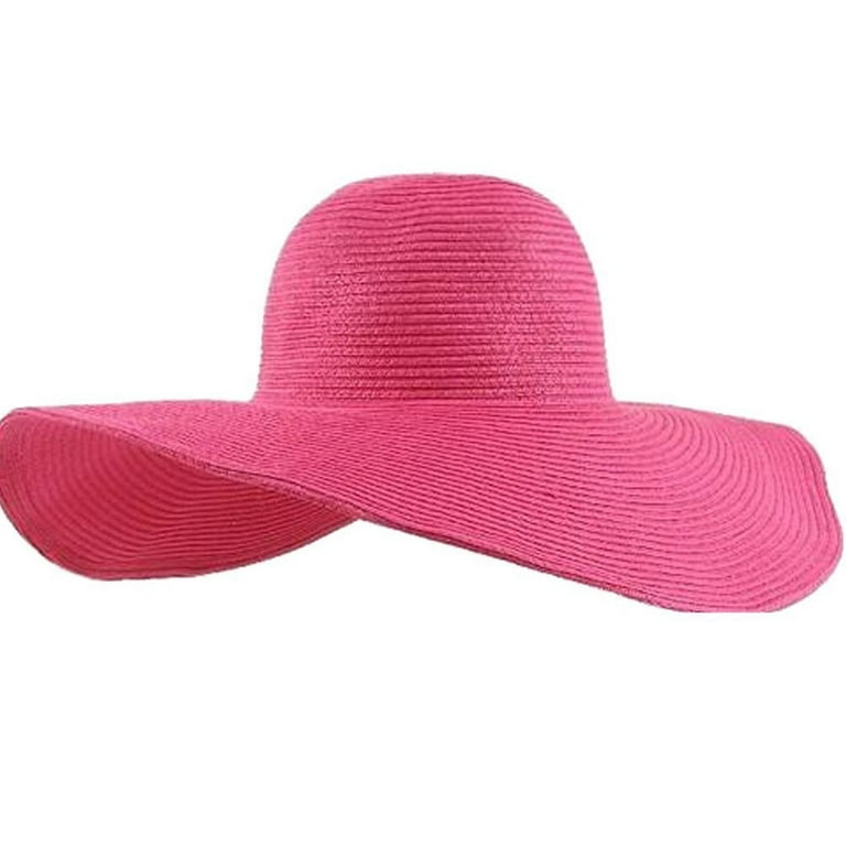Women Floppy Woven Panama Foldable Bucket Hat Sun Tropical Bowler Hawaii Beach Wide Costumes Accessories Lace Straw