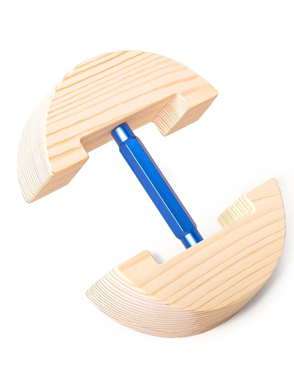 Hat Stretcher for Fitted Hats, Adjustable Hat Stretcher Fitted Hat Size 7 to 8 1/2, Hat Jack Stretcher, Hat Reshaper Fits All Cap - Solid Wood, Heavy Duty of Hat Extender