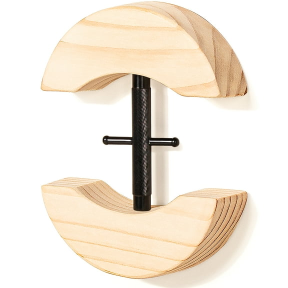 Hat Stretcher, Upgraded Hat Stretcher for Fitted Hats, Adjustable Hat Jack Stretcher Fitted Hat Size 7 to 8 3/8, Cowboy Hat Stretcher Fit All Caps - Wooden Heavy Duty of Hat Extender w. a Rotating Ro