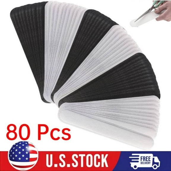 Hat Sweat Liner for Cap Absorbent Sweat Shields Pad for Hats Strips Women 80PACK