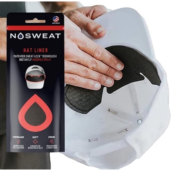 Hat Sweat Liners - Mens Gift Ideas - 12 Pack by NoSweat - Made in the USA