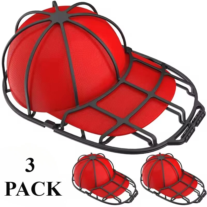 Hat Washer Baseball Cap Cleaner Machine Washing Cage Holder Frame Net 3 Pack