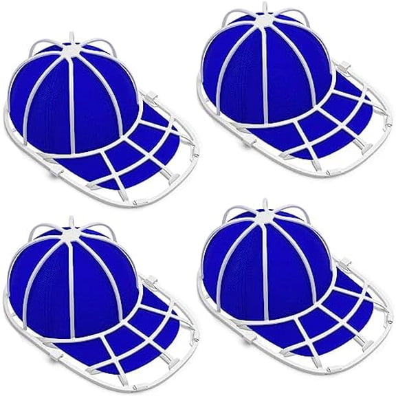 Hat Washer Cage - Protect Shape & Prevent Damage in Washing Machine/Dishwasher, Fits All Baseball CapsWhite (4 Pack)$$Home Decor, Kitchen, & Other