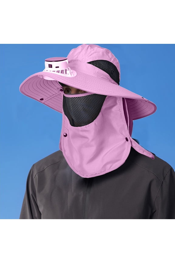 Hat With Fans Solar Power USB Rechargeable Mini Fan Strong Airflow For Men Women Outdoor Hiking Fishing Beach Summer Sun Hat