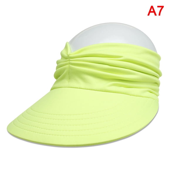 Hat for Women Anti-UV Wide Brim Visor Hat Easy To Carry Travel Caps Fashion Beach Summer  dames Sun Protection Hats Womens Sun Visor Hat Wide Brim Sun Hats for Women UV  Women foldable Sports Visors