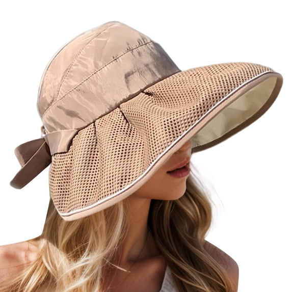 Hat for Women , Packable Sun Hat , Foldable Sun Hats for Women Wide Brim Sun Hat for Women and Men UPF 50+ Foldable Summer Beach Outdoor Travel Lightweight Comfortable Casual