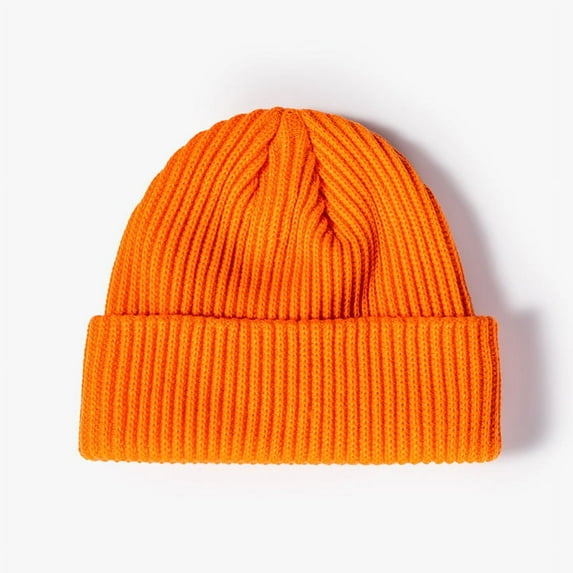 Hat Women's Autumn And Winter Fashion Light Board Beanie Padded Melon Skin Hat Outdoor Riding Knitted Hat Men's Wool Hat