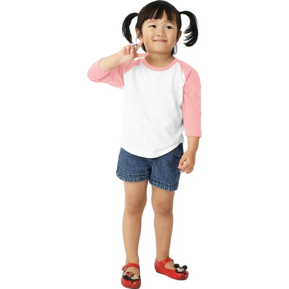 Hat and Bebeyond Infant Premium Cotton Raglan 3/4 Sleeve T-Shirts Sports Casual Baseball Jersey