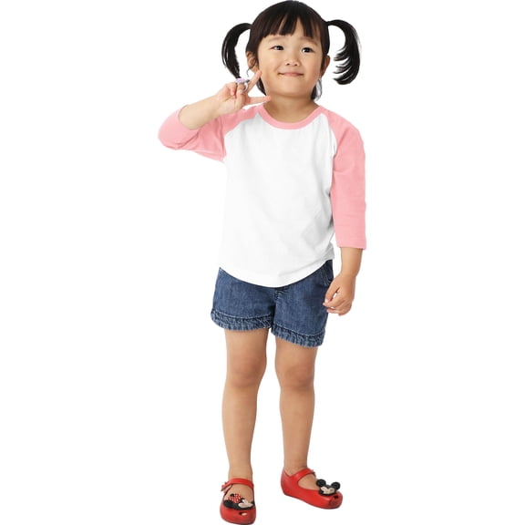 Hat and Bebeyond Infant Premium Cotton Raglan 3/4 Sleeve T-Shirts Sports Casual Baseball Jersey