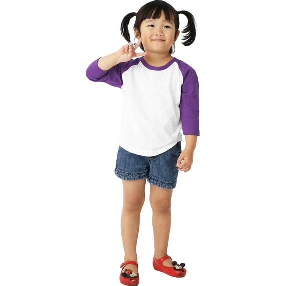 Hat and Beyond Infant Raglan 3/4 Sleeve Cotton Baseball T-Shirts