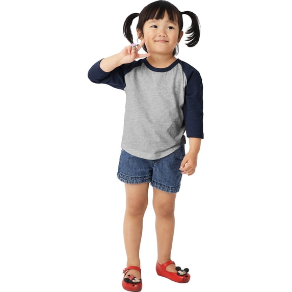 Hat and Bebeyond Infant Premium Cotton Raglan 3/4 Sleeve T-Shirts Sports Casual Baseball Jersey