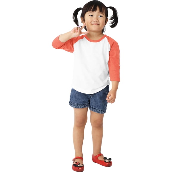 Hat and Beyond Infant Raglan 3/4 Sleeve Cotton Baseball T-Shirts