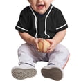 thumbnail image 1 of Hat and Beyond Kids Unisex Baseball Jersey Button Down Athletic Sportswear Uniform, 1 of 6