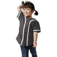 thumbnail image 1 of Hat and Beyond Kids Unisex Baseball Jersey Button Down Athletic Sportswear Uniform, 1 of 6