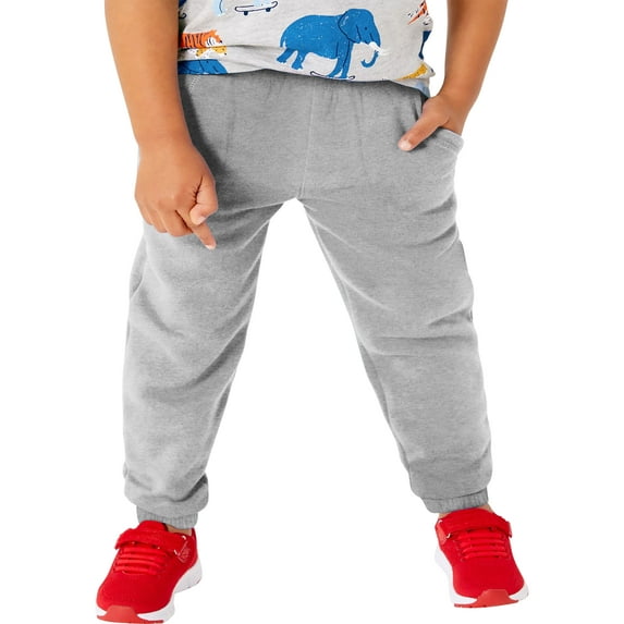 Hat and Beyond Kids and Toddler Lightweight Cozy Fleece Pull-on Jogger Sweatpants with Pockets (2-16 years)