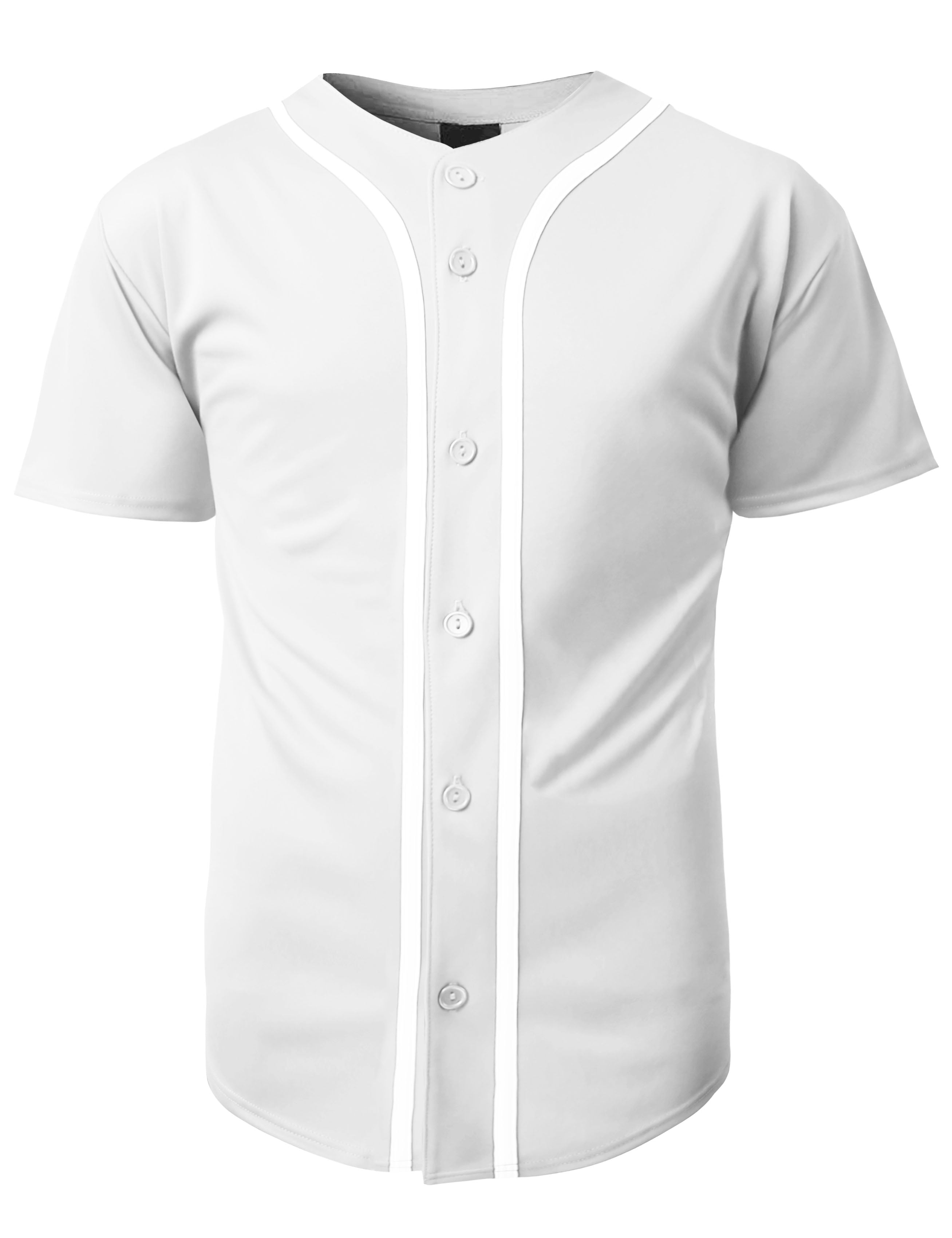 Men's Active Baseball Button Down Jersey Sportswear