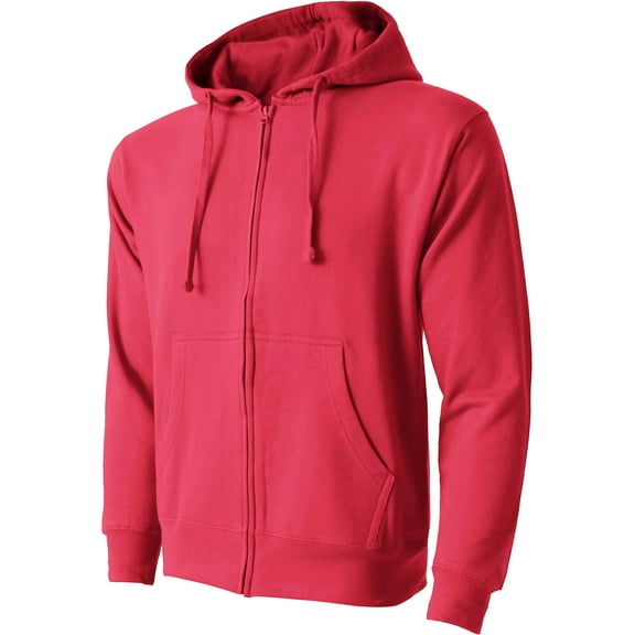 Hat and Beyond Men's Active Midweight Zip Up Hoodie
