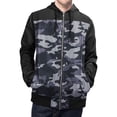 thumbnail image 1 of Hat and Beyond Men's Active Two Tone Windbreaker Jacket Slim Fit Water & Wind Resistant, 1 of 5