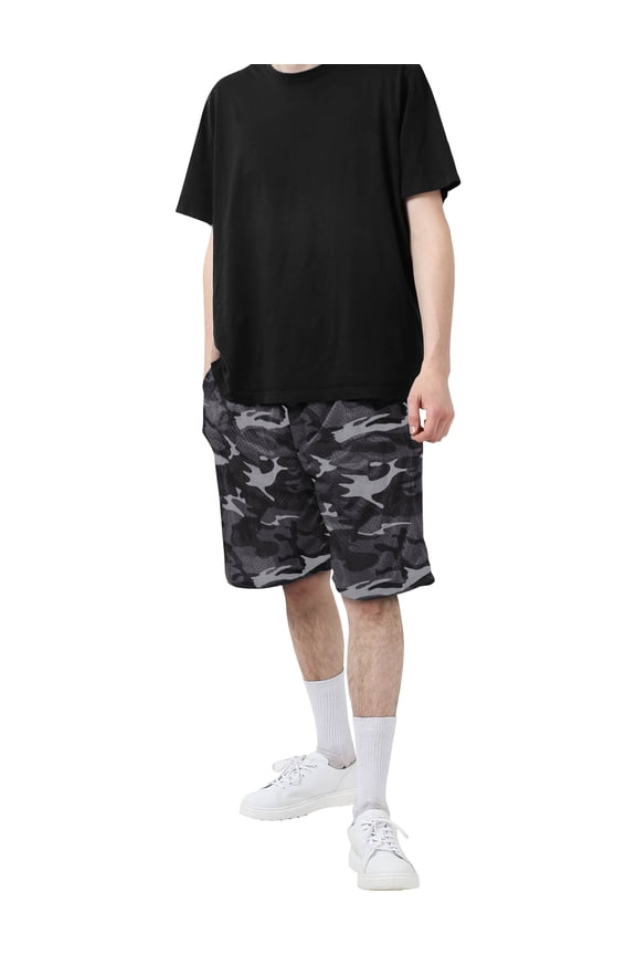 Men's Athletic Mesh Shorts With Pockets