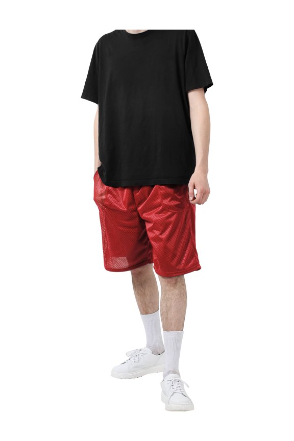 Men's Athletic Mesh Shorts With Pockets
