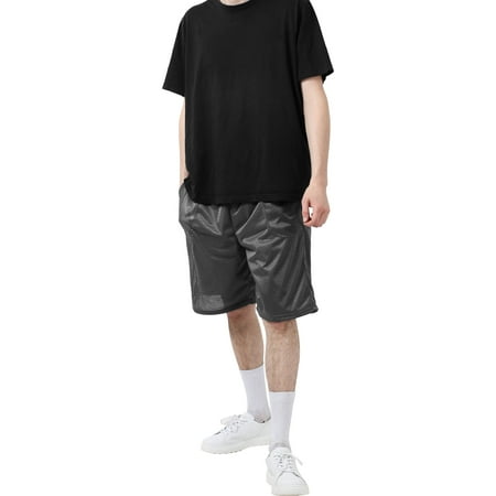 Hat and Beyond Men's Athletic Mesh Shorts With Pockets