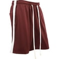 thumbnail image 1 of Hat and Beyond Men's Athletic Stripe Track Shorts with Drawstring, 1 of 5
