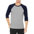 thumbnail image 1 of Hat and Beyond Men's Baseball Raglan 3/4 Sleeve Plain Jersey Team Uniform Athletic T-Shirts, 1 of 7