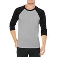 thumbnail image 1 of Hat and Beyond Men's Baseball Raglan 3/4 Sleeve Plain Jersey Team Uniform Athletic T-Shirts, 1 of 7