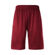 Hat and Beyond Men's Basketball Mesh Shorts With Pockets