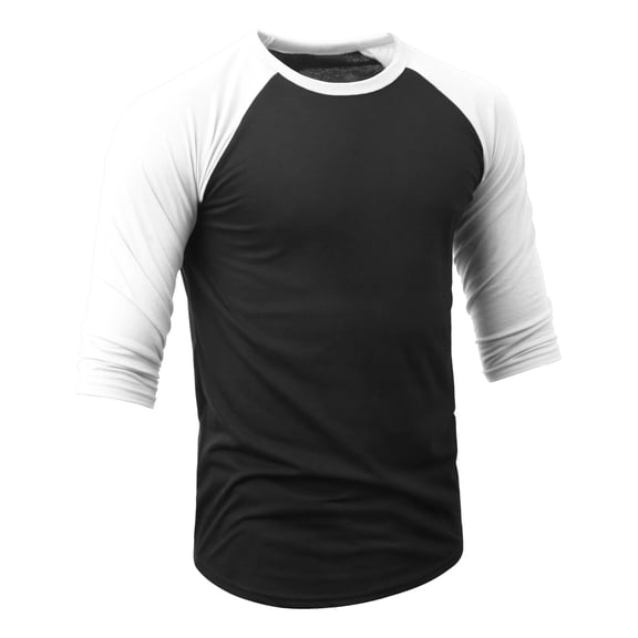 Hat and Beyond Men's Casual 3/4 Raglan Sport T-Shirts Baseball Activewear
