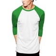 thumbnail image 1 of Hat and Beyond Men's Casual 3/4 Sleeves Raglan Baseball T-Shirts, 1 of 5