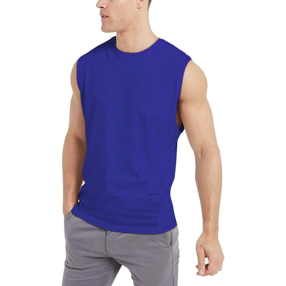 Hat and Beyond Men's Casual Muscle Fit Workout Sleeveless Tank Top, Up to Size 3XL