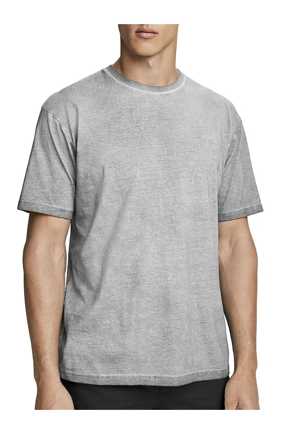 Men's Casual Oil Washed Vintage Crewneck Soft Faded T Shirt