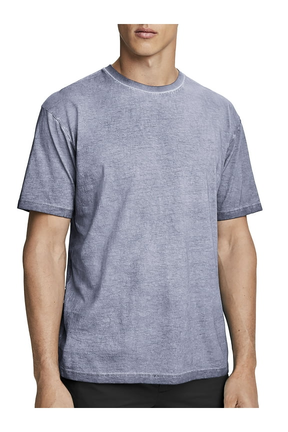 Men's Casual Oil Washed Vintage Crewneck Soft Faded T Shirt