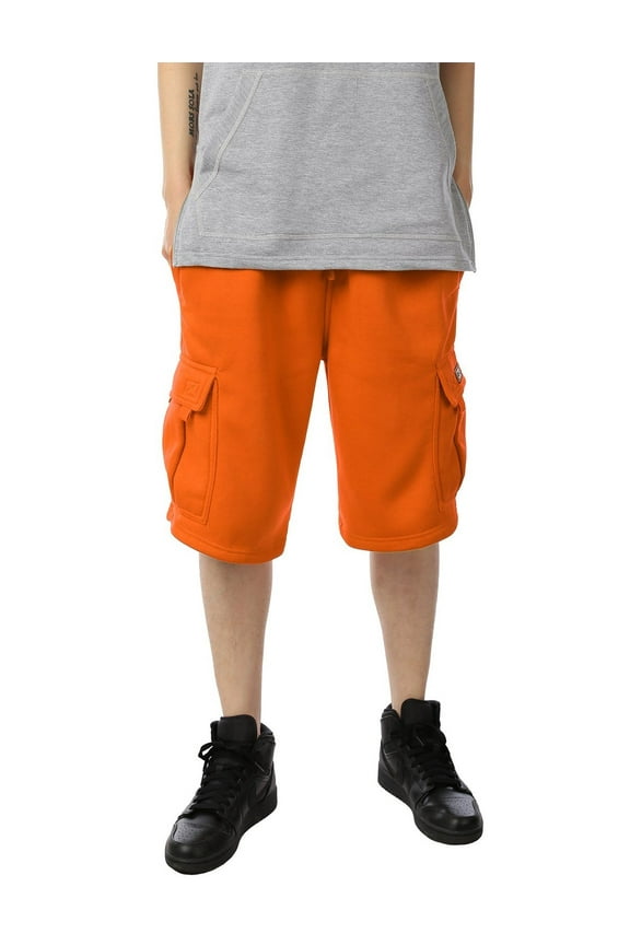 Men's Comfort Loose Fit Fleece Sweat Shorts with Elastic Deawstring