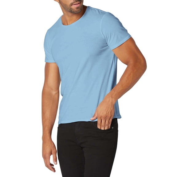 Hat and Beyond Men's Comfort Premium Basic Cotton Crew Neck Short Sleeve T-Shirts, up to size 5XL