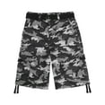 thumbnail image 1 of Hat and Beyond Men's Comfort Utility Multi Pockets Twill Cargo Shorts with Belt, 1 of 3