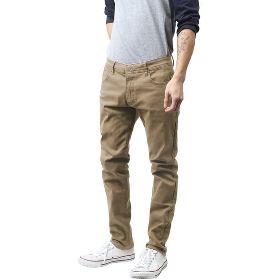 Hat and Beyond Men's Skinny Stretch Denim Jeans