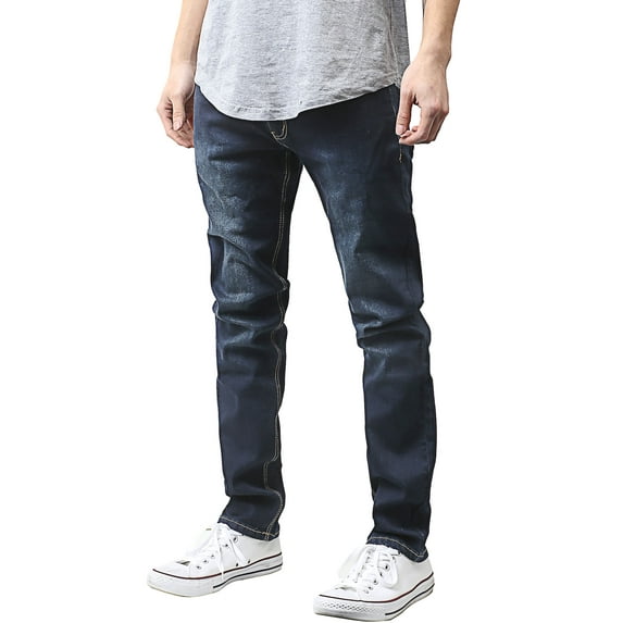 Hat and Beyond Men's Skinny Stretch Denim Jeans