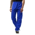 thumbnail image 1 of Hat and Beyond Men's Heavyweight Fleece Cargo Sweatpants with Multi Pockets, 1 of 4
