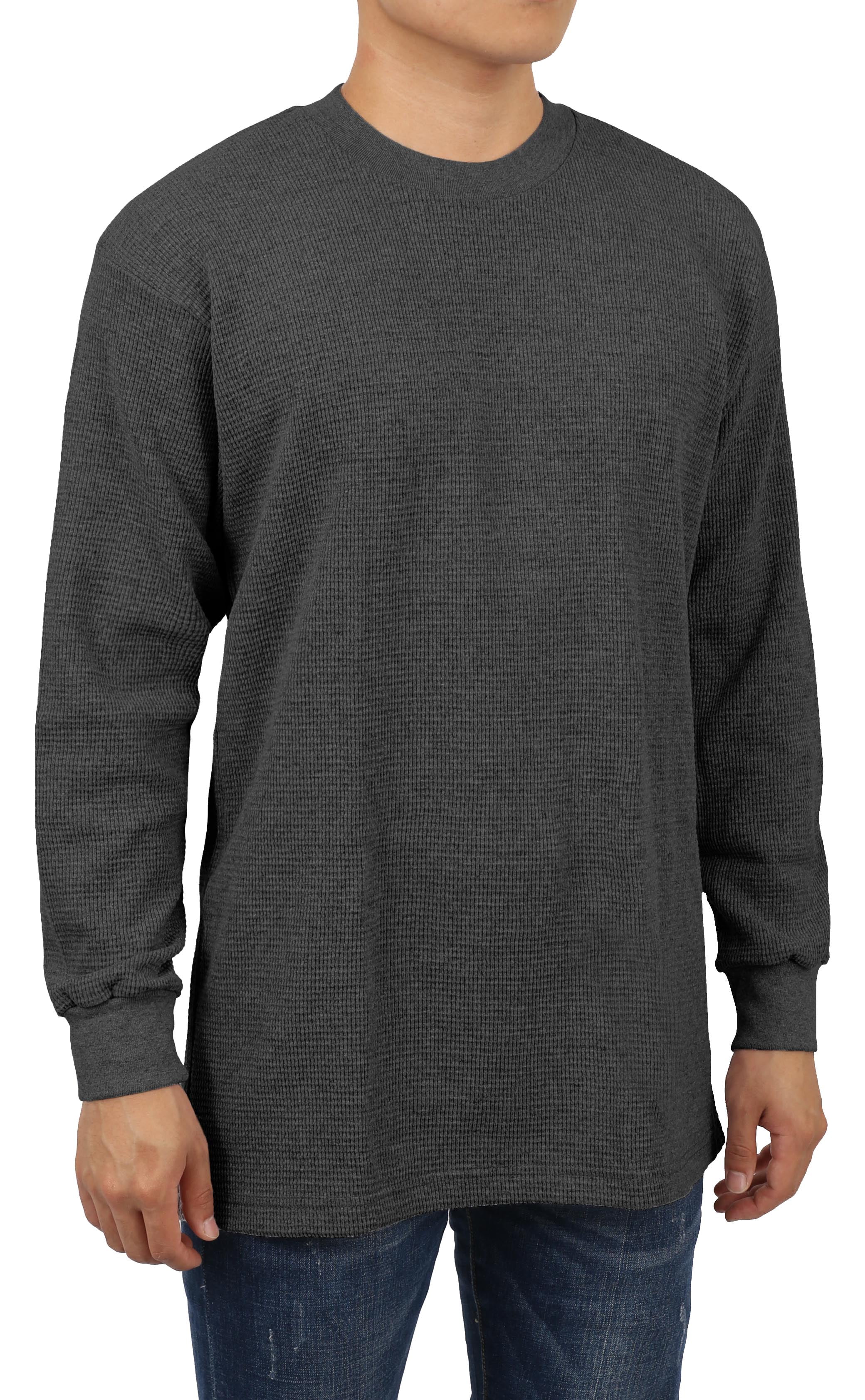 Hat and Beyond Men's Heavyweight Soft Cotton Thermal TShirts Big and
