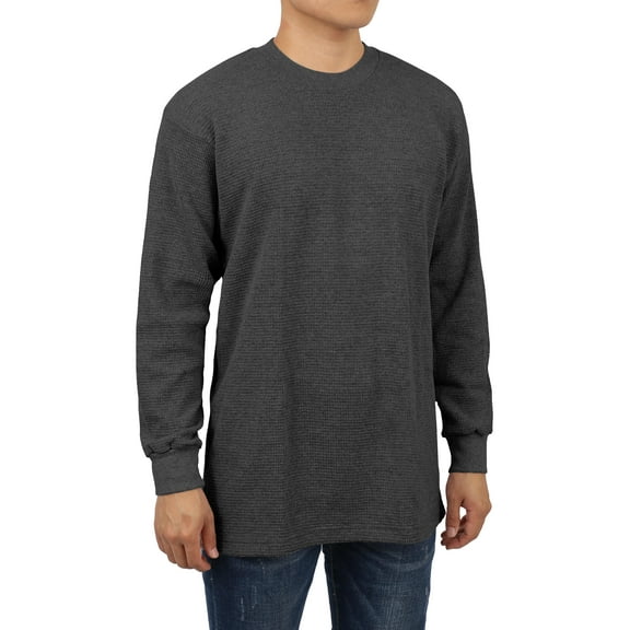 Hat and Beyond Men's Heavyweight Soft Cotton Thermal T-Shirts Big and Tall