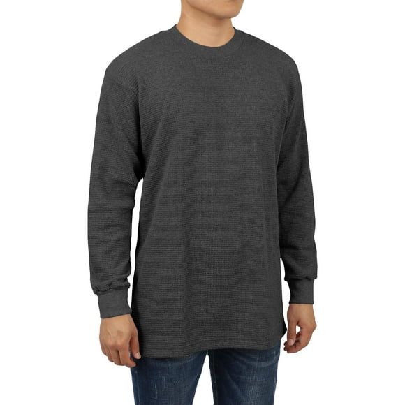 Hat and Beyond Men's Heavyweight Soft Cotton Thermal T-Shirts Big and Tall