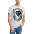 thumbnail image 1 of Hat and Beyond Men's Image Print Diamond Armor Urban Crew Neck Tee Shirt, 1 of 6